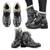 Horror Movie Icons Faux Fur Leather Boots