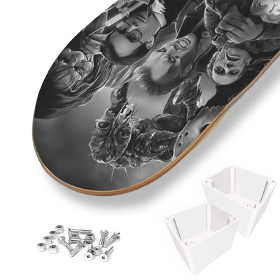 Horror Movie Icons - Black & White 3 Piece Skateboard Wall Art Set