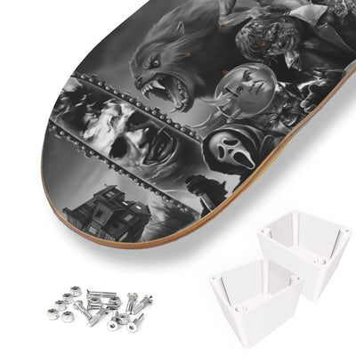 Horror Movie Icons - Black & White 3 Piece Skateboard Wall Art Set