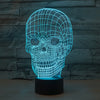 Skull 3D LED Illusion Lamp