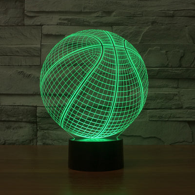 Basketball 3D LED Illusion Lamp