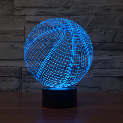 Basketball 3D LED Illusion Lamp