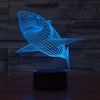 Shark 3D LED Illusion Lamp