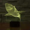 Shark 3D LED Illusion Lamp