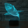 Shark 3D LED Illusion Lamp