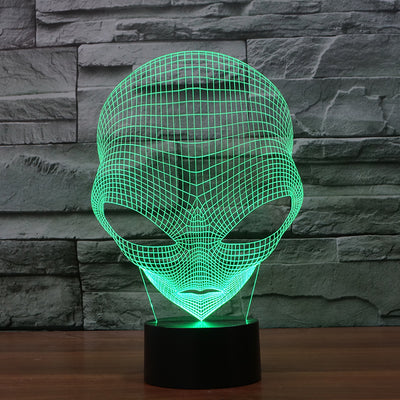 Alien 3D LED Illusion Lamp