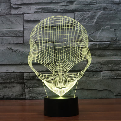 Alien 3D LED Illusion Lamp