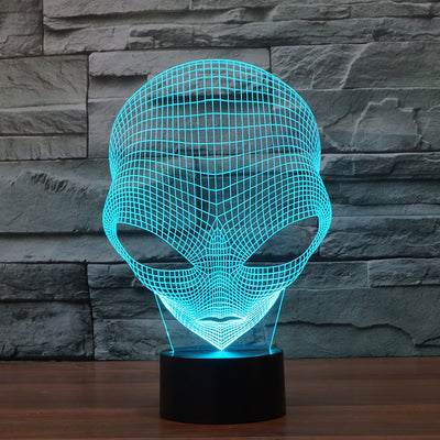 Alien 3D LED Illusion Lamp