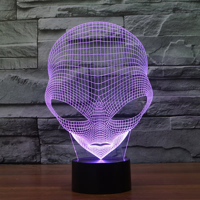 Alien 3D LED Illusion Lamp