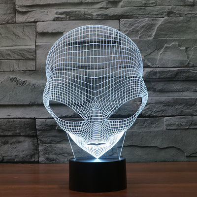 Alien 3D LED Illusion Lamp