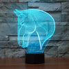 Horse 3D LED Illusion Lamp