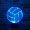 Volleyball 3D LED Illusion Lamp