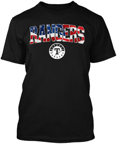 Texas Baseball Stars and Stripes