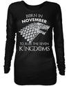 Stark Born in November to Rule Seven Kingdoms