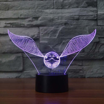 Golden Snitch 3D LED Illusion Lamp