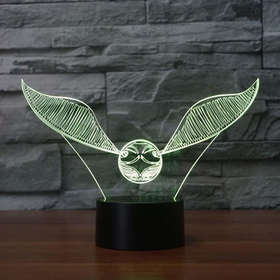 Golden Snitch 3D LED Illusion Lamp