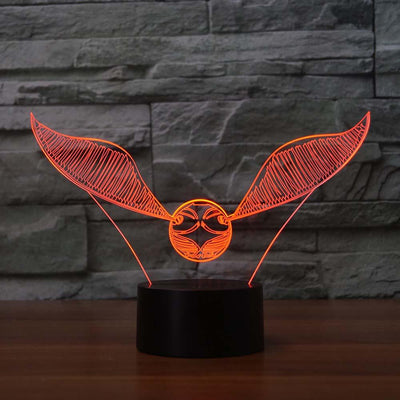 Golden Snitch 3D LED Illusion Lamp