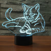 Cat 3D LED Illusion Lamp