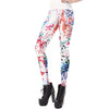 Square Abstract Rays Premium Lux Leggings