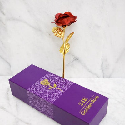 24K Gold Eternal Rose