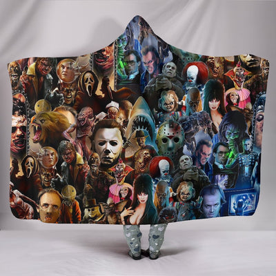 Horror Movie Icon's Premium Hooded Blanket