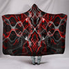 Red & Black Abstract Smoke Premium Hooded Blanket