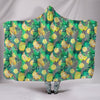 Pineapple Palms Premium Hooded Blanket