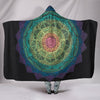 Rainbow Mandala Premium Hooded Blanket