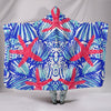 Star Fish Lilly Print Premium Hooded Blanket