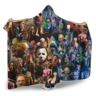 Horror Movie Icon's Premium Hooded Blanket