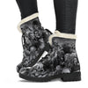 Horror Movie Icons Faux Fur Leather Boots