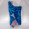 Zebra Print Leafs Premium Hooded Blanket