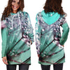 Dandelion and Water Drops Women's Hoodie Dress