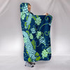 Don't Be Koi Lilly Print Premium Hooded Blanket