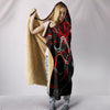 Red & Black Abstract Smoke Premium Hooded Blanket