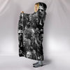 Horror Movie Icon's Black & White Premium Hooded Blanket