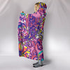 Lilly Paisley Whale Premium Hooded Blanket