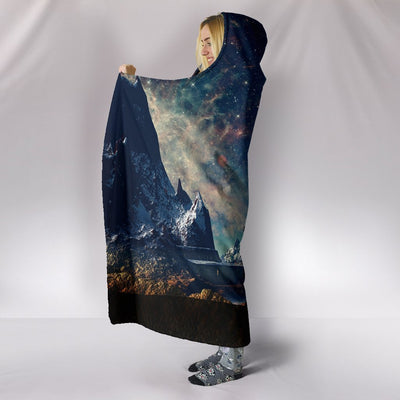 Intergalactic Moon Rick Premium Hooded Blanket