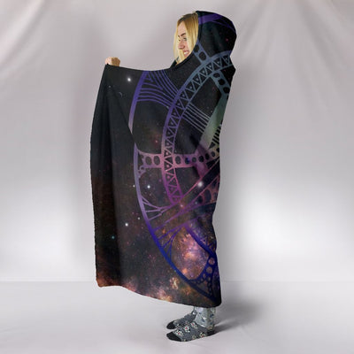 Galactic Mandala Premium Hooded Blanket