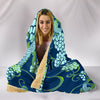 Don't Be Koi Lilly Print Premium Hooded Blanket