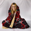 Red & Black Abstract Smoke Premium Hooded Blanket