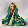 Parrots & Palms Premium Hooded Blanket