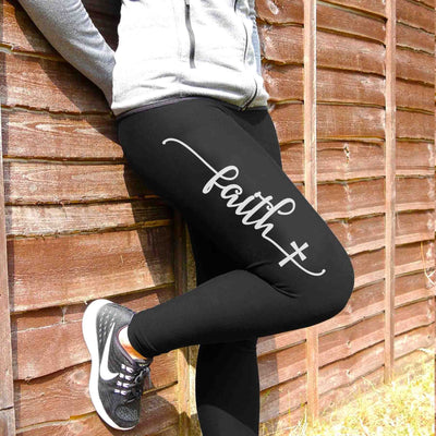 Faith Script Leggings