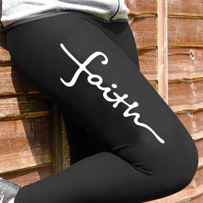 Faith Script Leggings