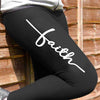 Faith Script Leggings