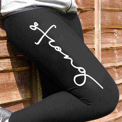 Strong Script Leggings