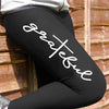 Grateful Script Leggings