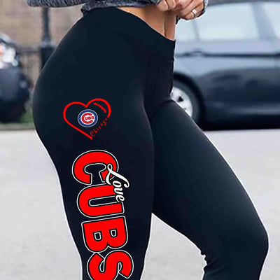 Chicago Love Baseball Leggings