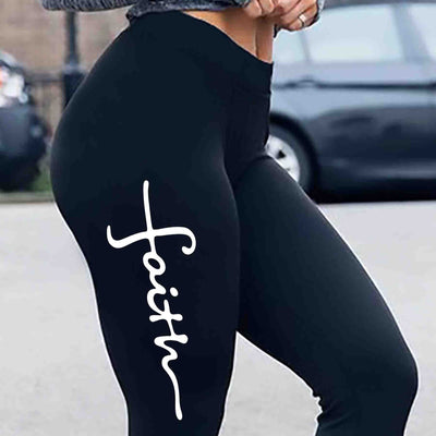 Faith Script Leggings