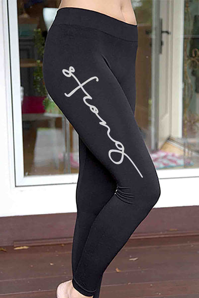 Strong Script Leggings